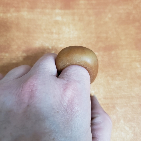 New Raw Red Aventurine Unpolished Ring. - Picture 4 of 8